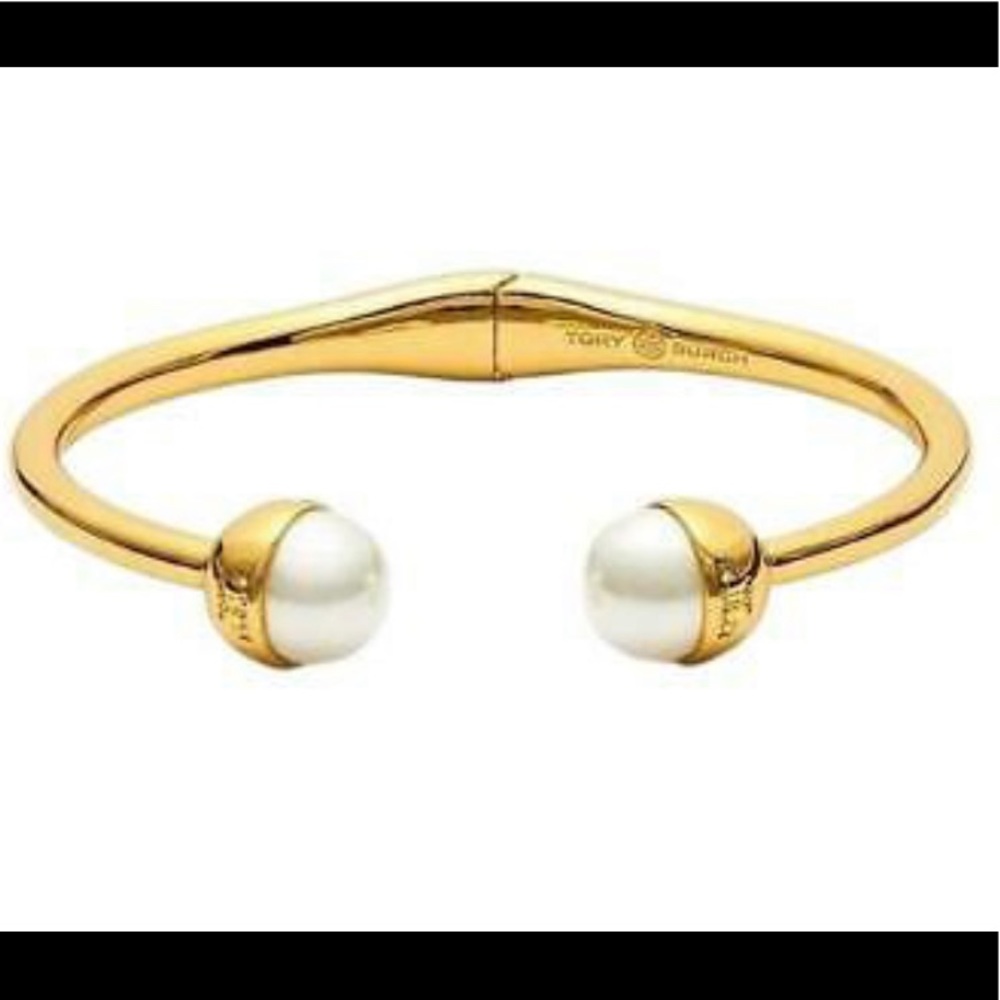 Tory Burch Pearl Hinge Bracelet